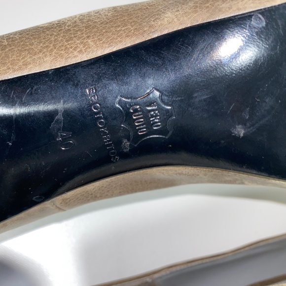 EROTOKRITOS Leather Heels - Picture 7 of 8